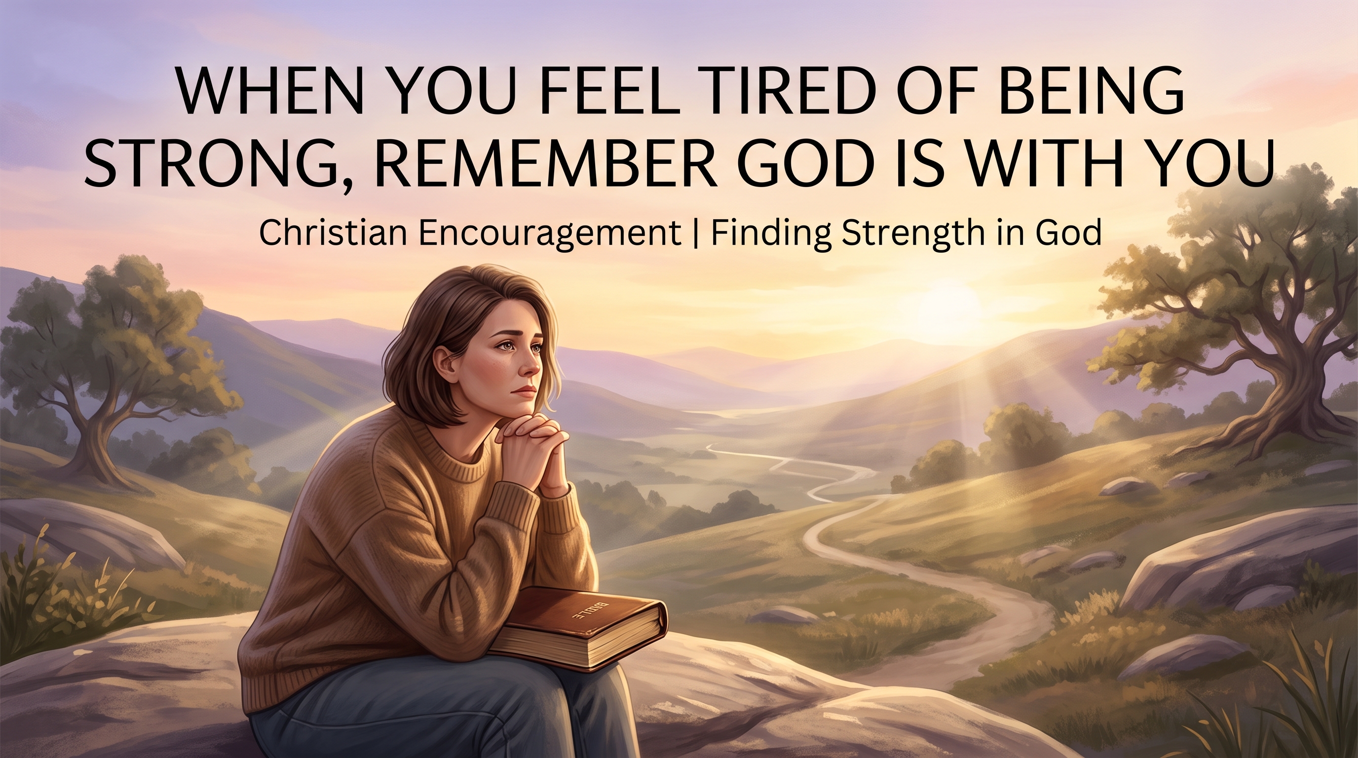 When You Feel Tired of Being Strong, Remember God Is With You